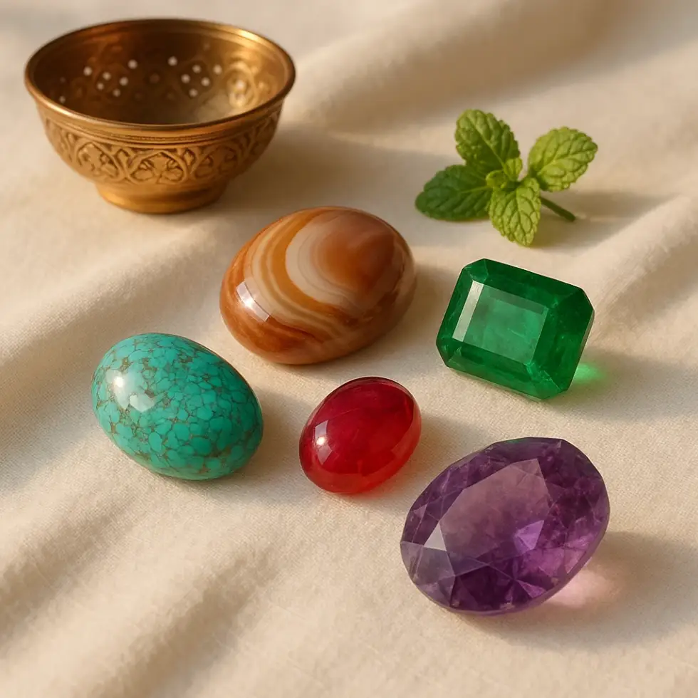 فواید سنگ‌های قیمتی بر سلامت جسم و روان