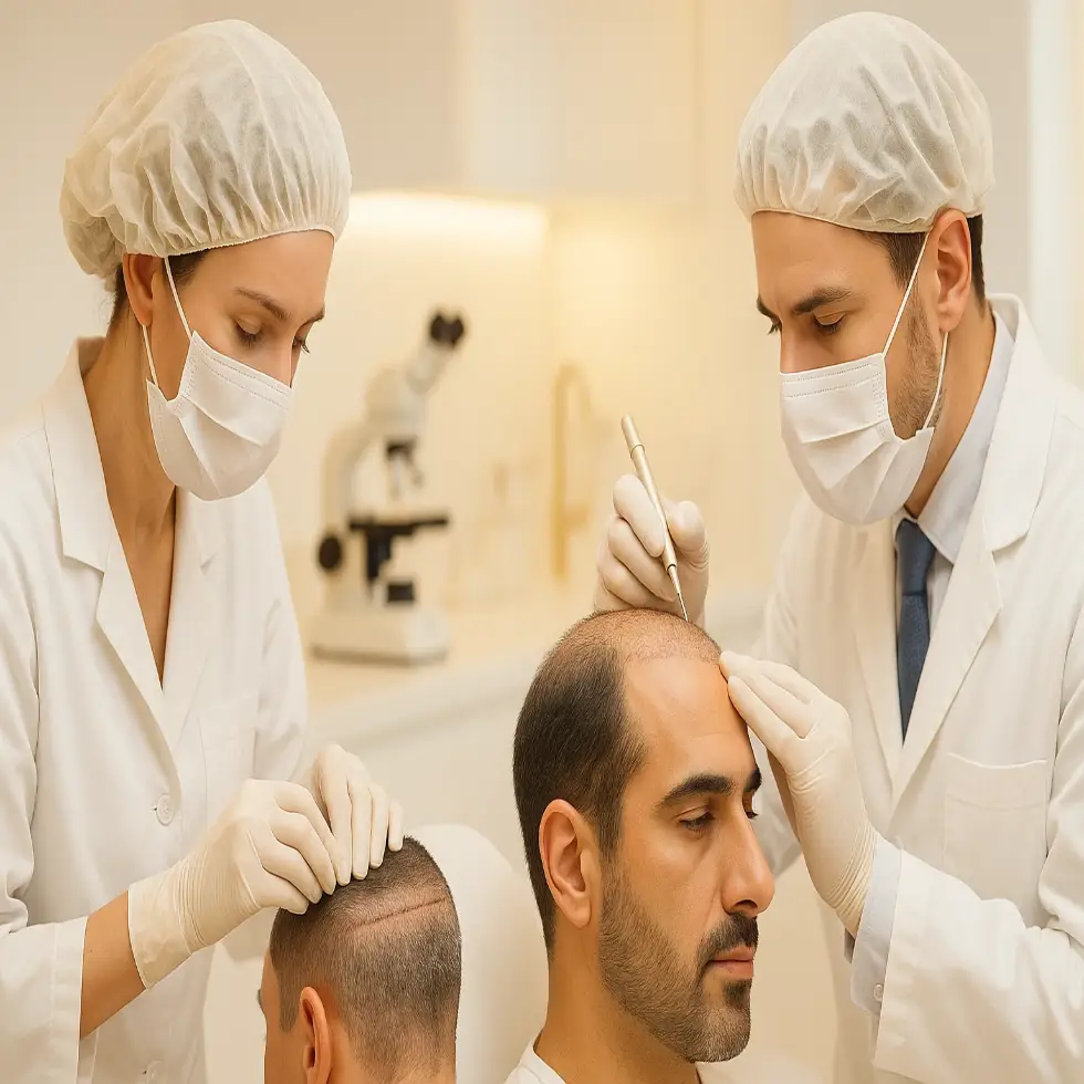 مراحل کاشت مو به روش FUT و FIT