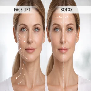 تفاوت لیفت صورت و بوتاکس