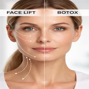 تفاوت لیفت صورت و بوتاکس